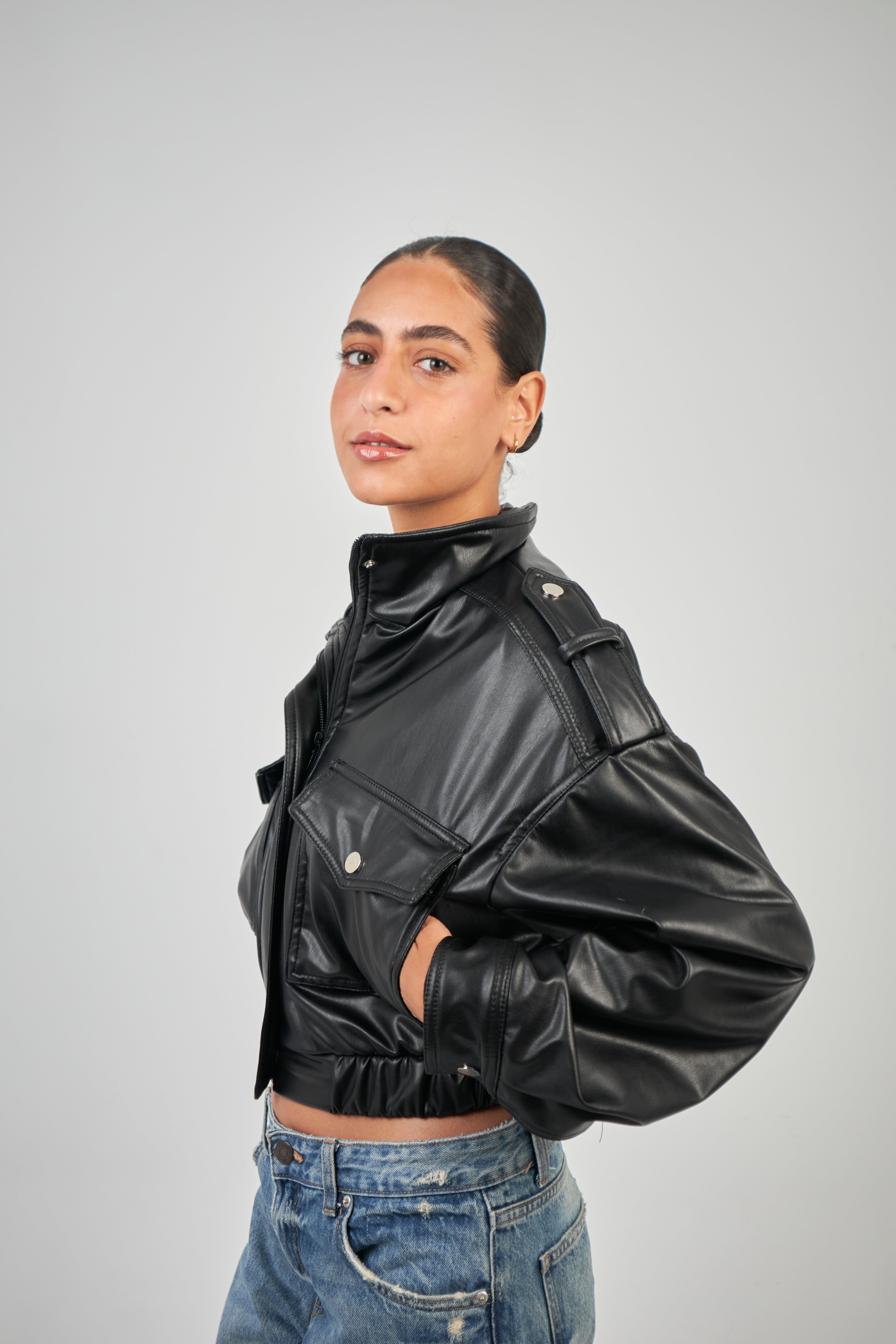 Leather Jacket – NAZIHA