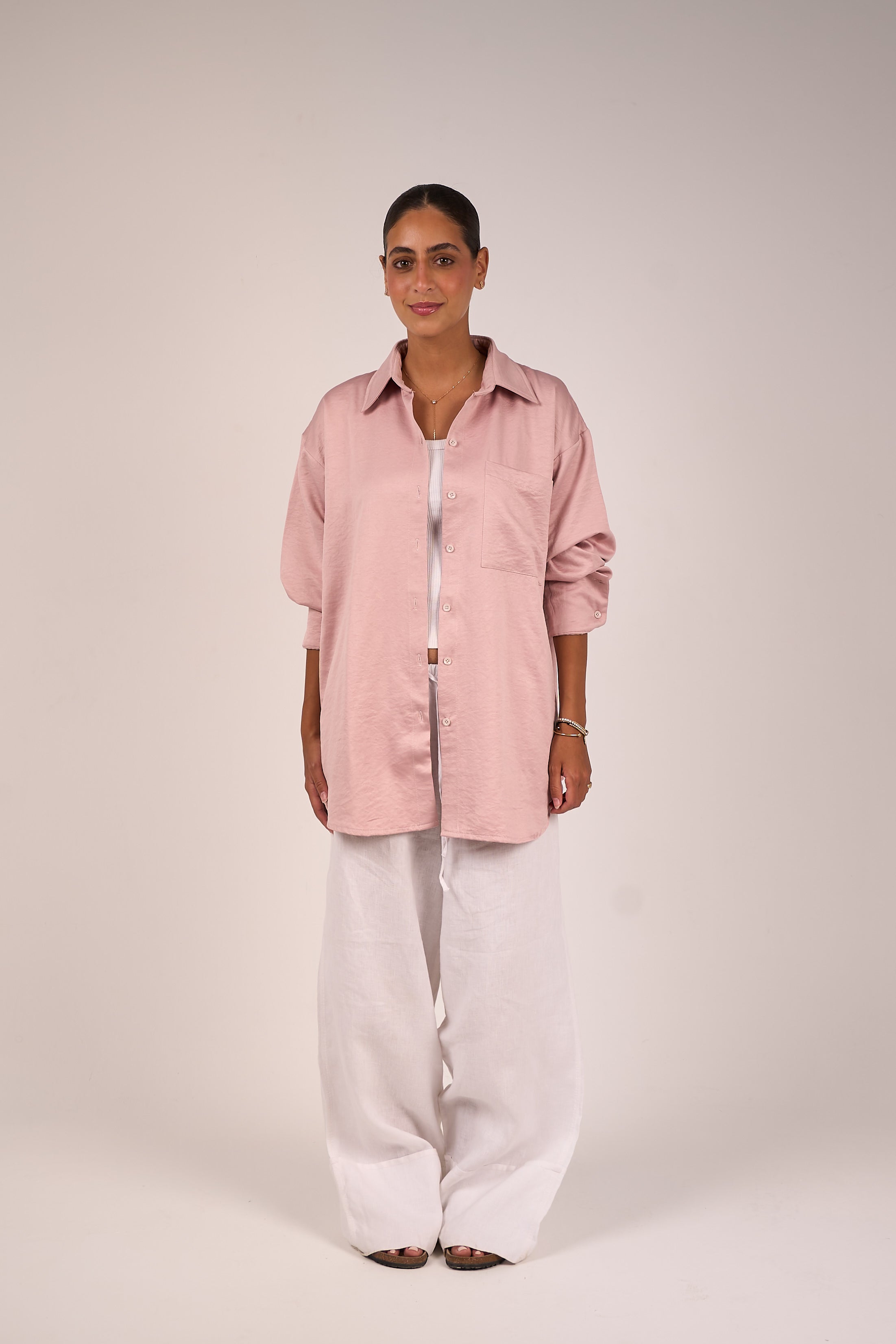 Blush Oversized Shirt