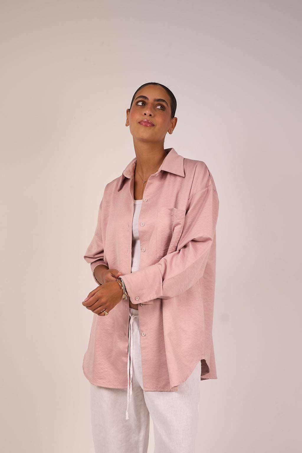 Blush Oversized Shirt
