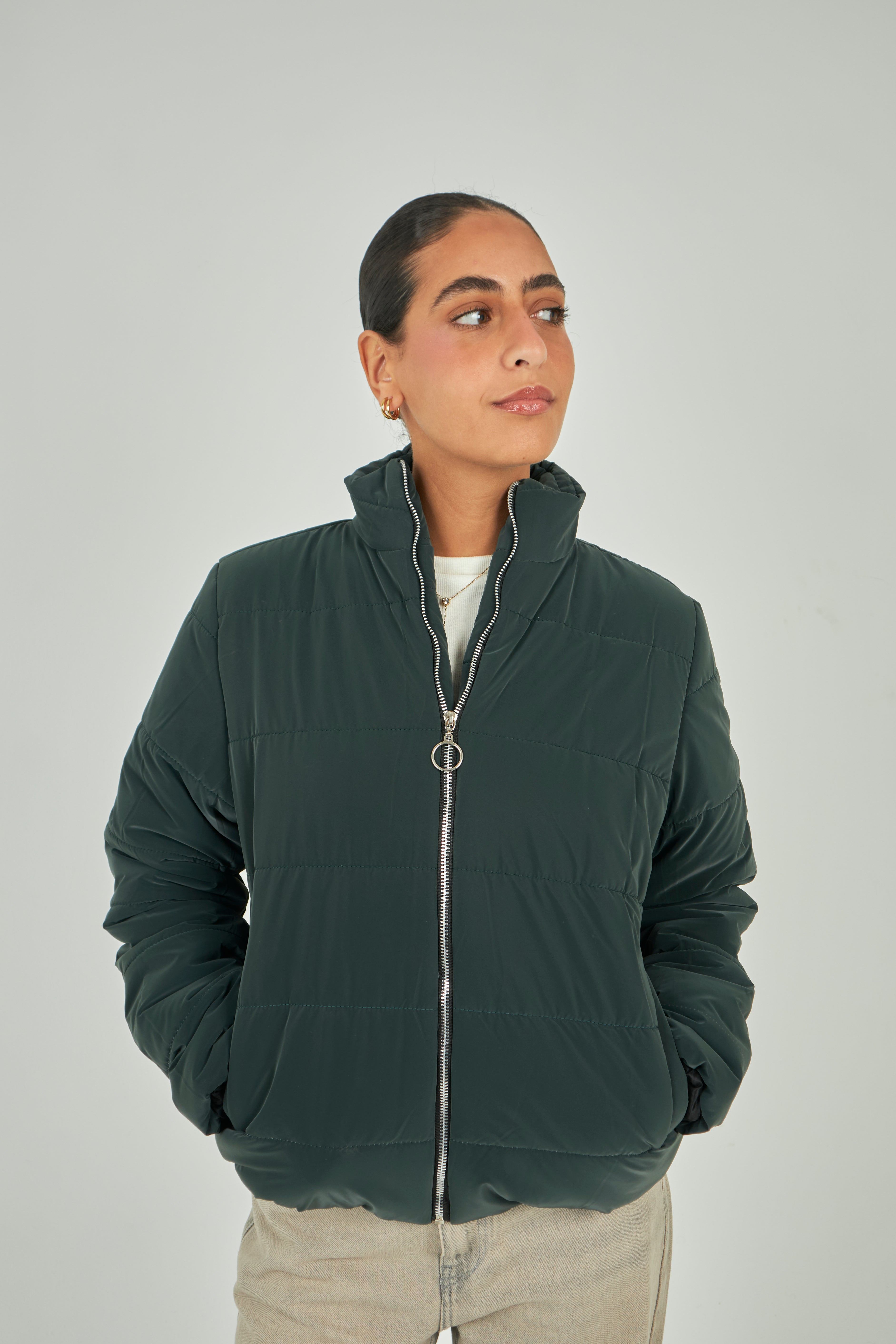 Puffer Jacket Olive