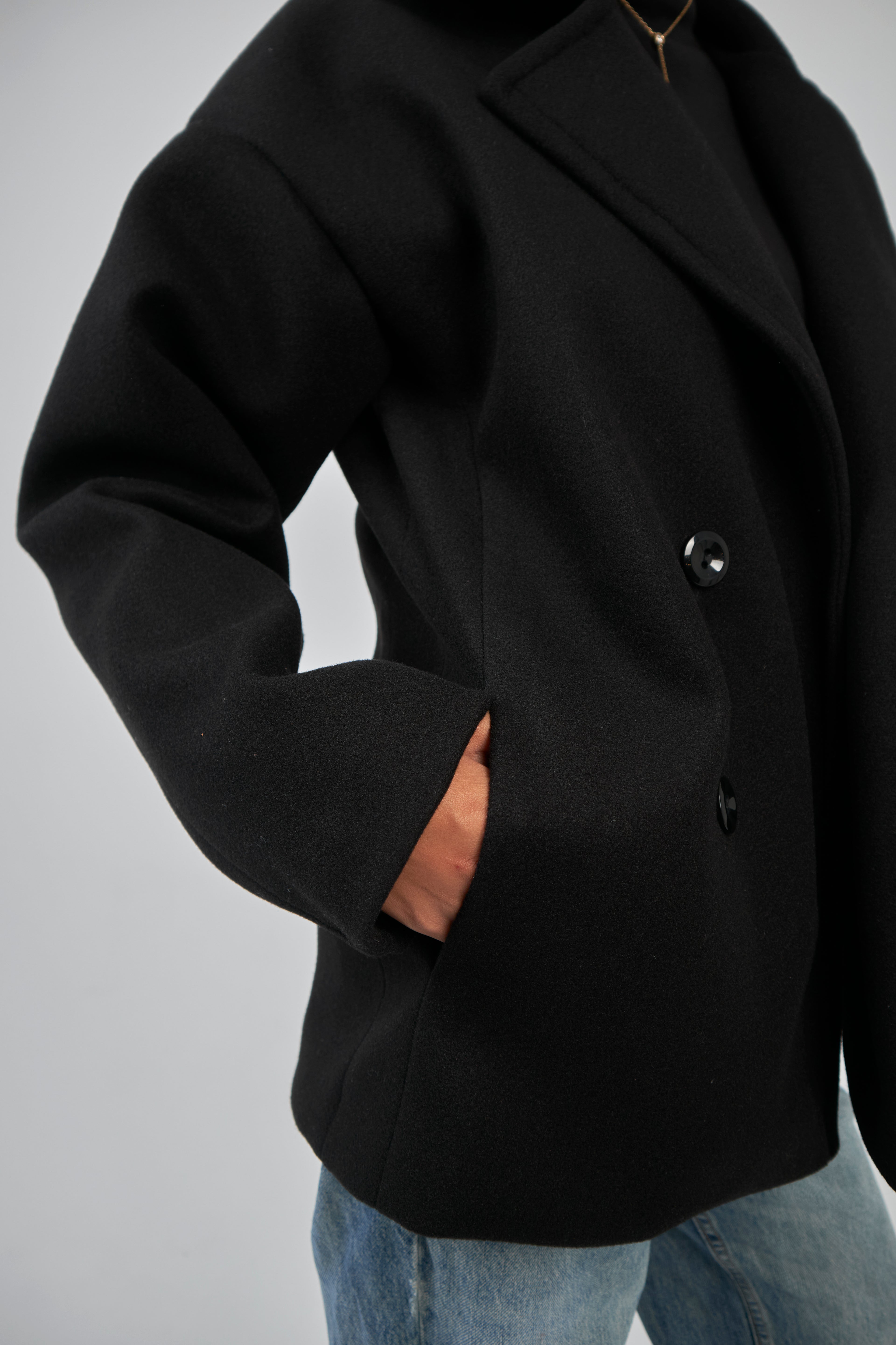 Wool Jacket Black
